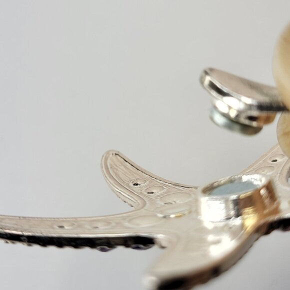 Colorful Starfish Clip for Scarf Coat Lapels Handbags Scarf Clip - Picture 4 of 6